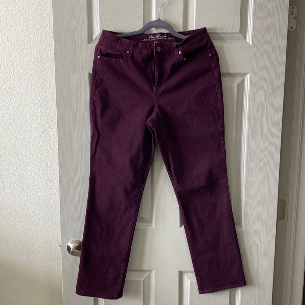 Dark Plum Jeans